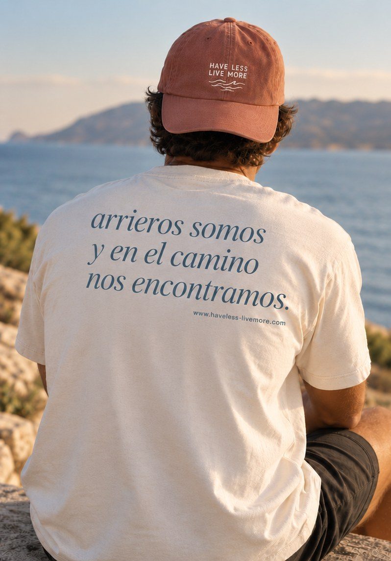 Arrieros Somos tee, lifestyle shot