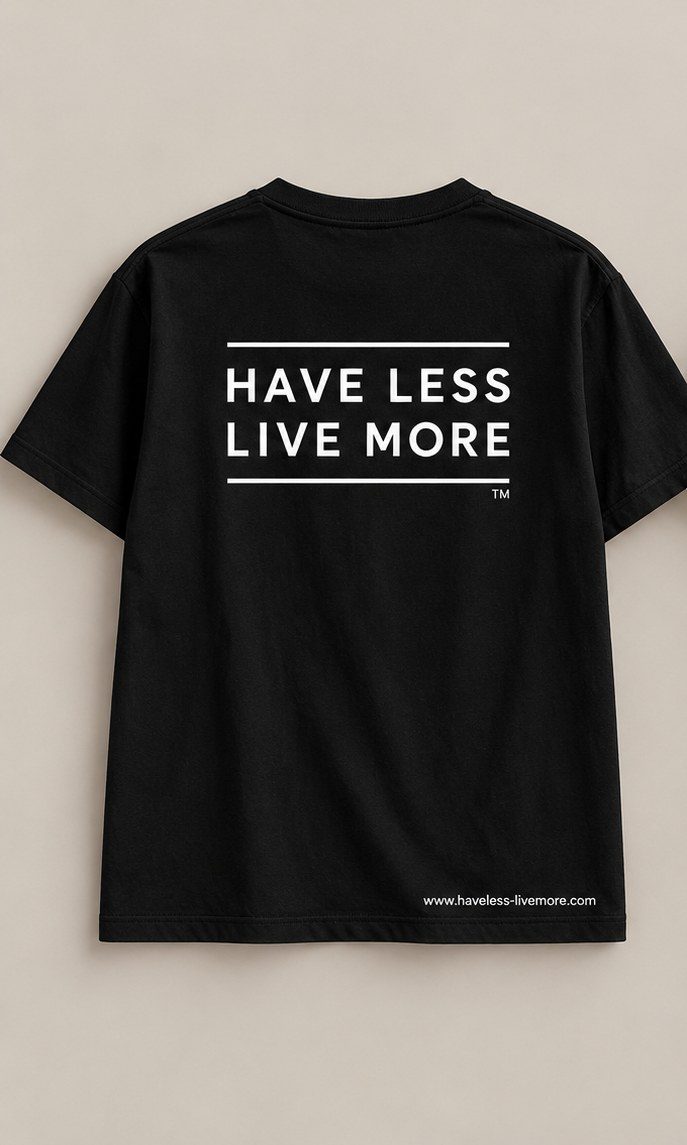 Block Logo tee, black