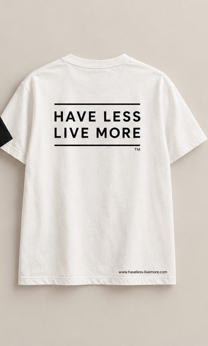 Block logo tee, white