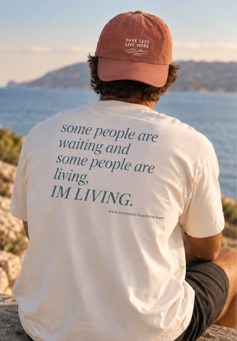 Fill the Blank tee, lifestyle shot