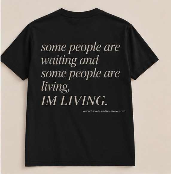 Fill the blank tee, flat lay